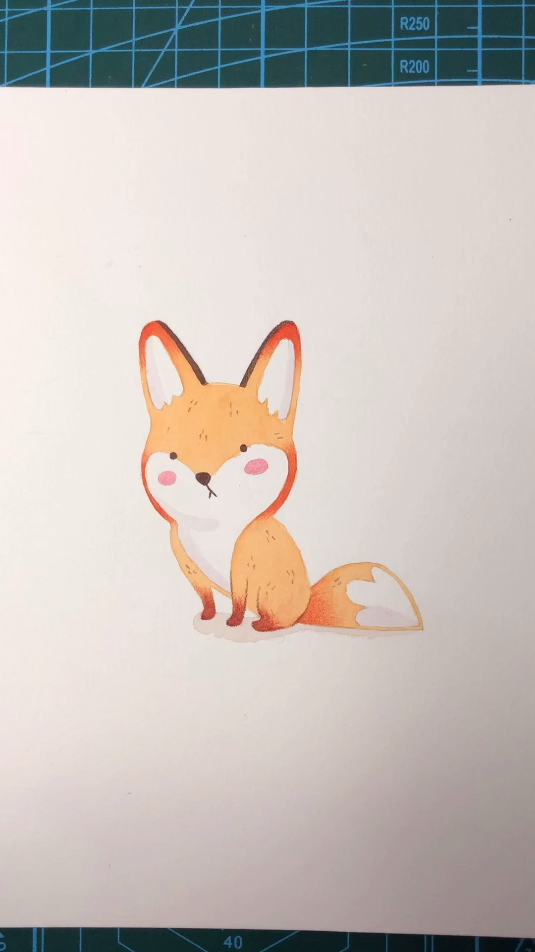 超级可爱的小狐狸水彩教程来袭!五一假期快