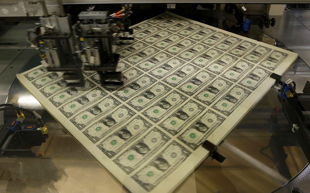实拍,美金的制造印刷工艺!