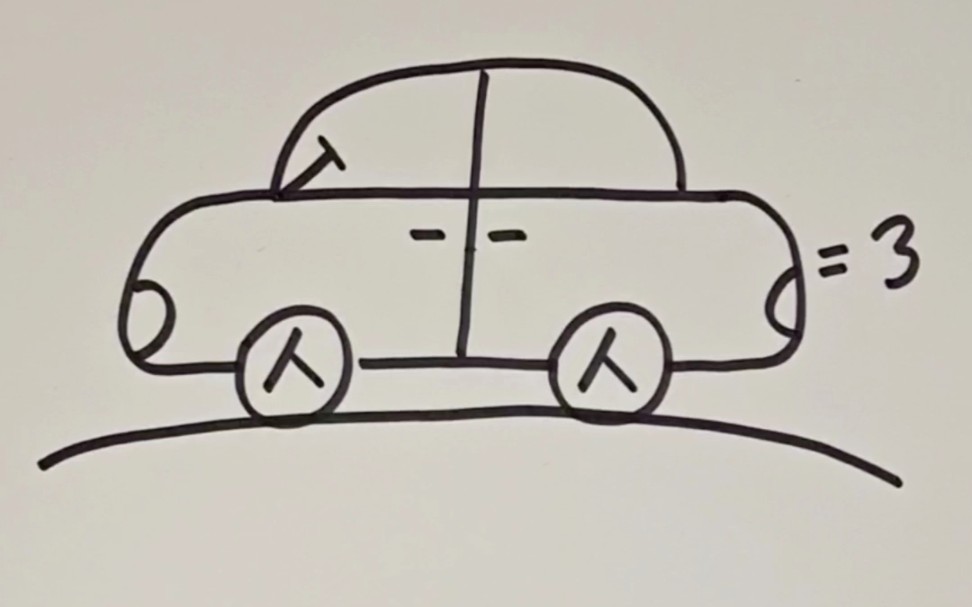 写个士画小汽车,超级简单,三岁小孩都可以画,赶紧来跟我一起画吧!