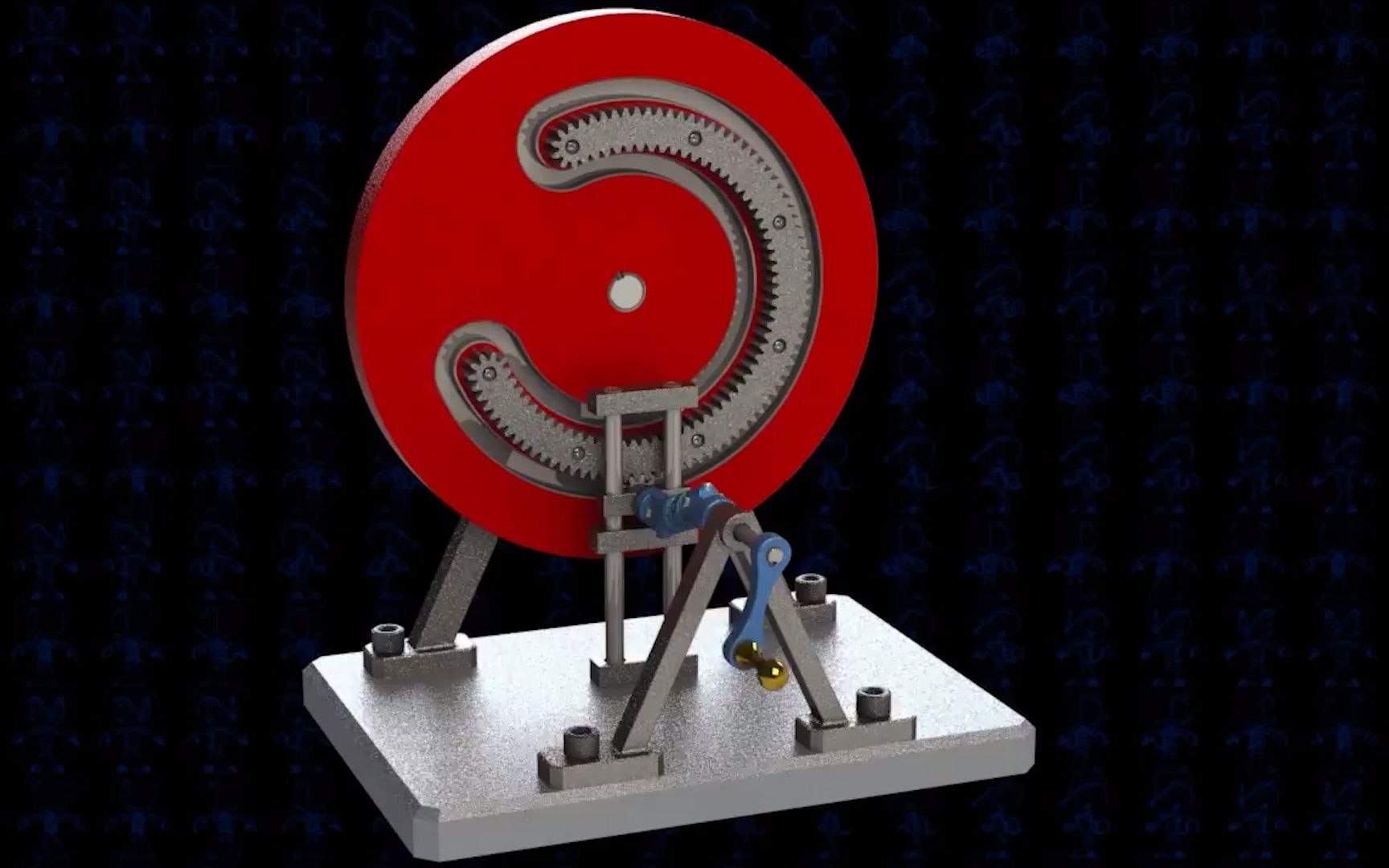 旋转运动转化成摇摆运动,一种神奇的转变!