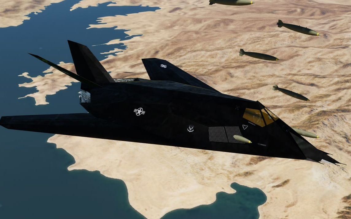 空中幽灵——数字魔法世界的f117_哔哩哔哩_bilibili