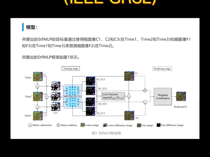 StfMLP用于遥感图像时空融合的多层感知机(IEEE GRSL)#GRSL #人工智能 #深度学习哔哩哔哩bilibili