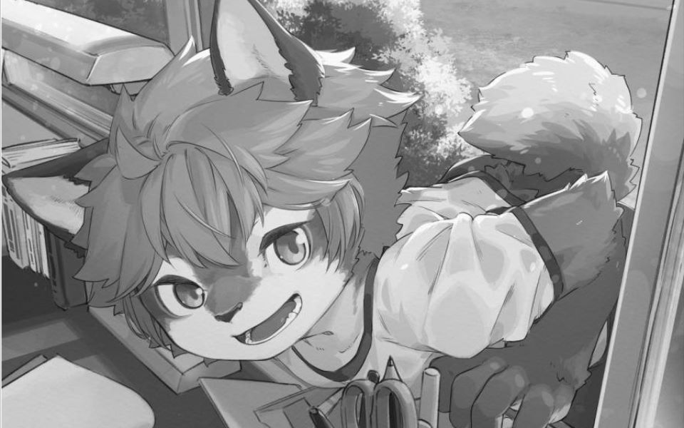 [图]【furry/中配】老师~请在陪我一会儿~ 短篇漫画《我的兽人王子殿下》中文配音