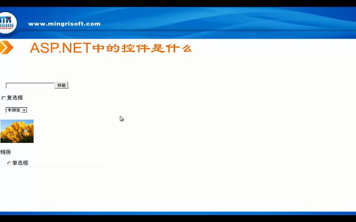 ASP.NET中的控件是什么哔哩哔哩bilibili