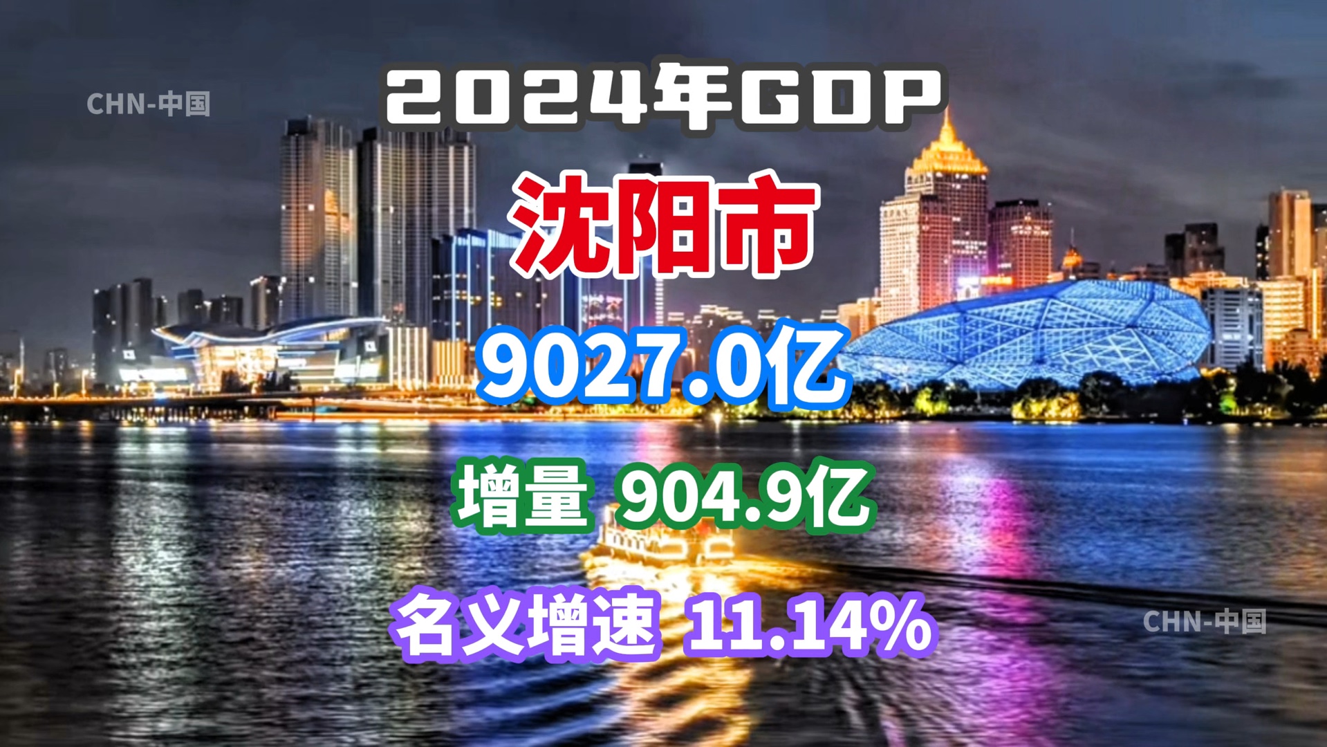 【GDP速报】2024年沈阳市GDP数据公布:东北有望振兴?哔哩哔哩bilibili