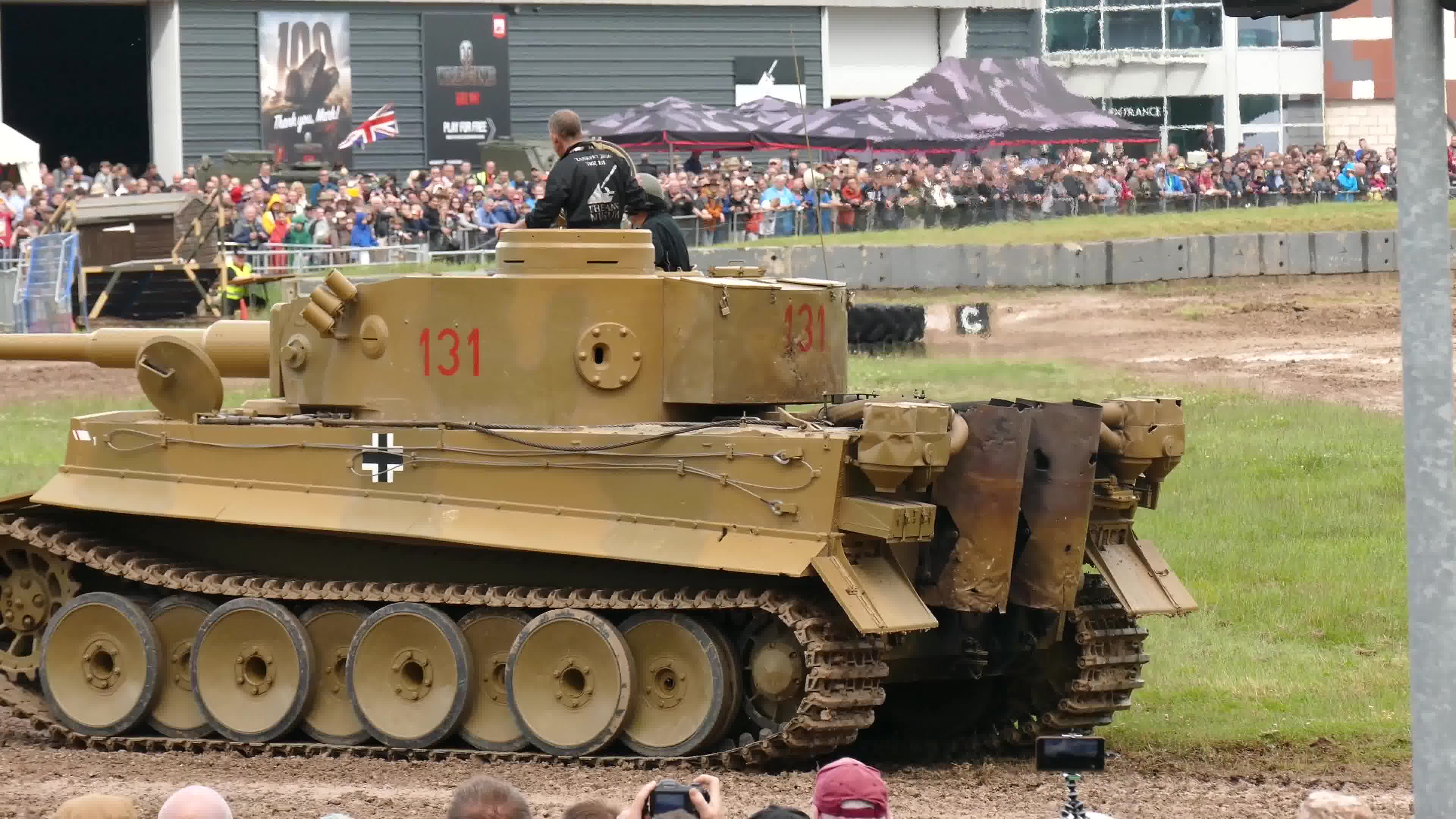 豹2 虎式坦克 tankfest 2016 in 4k - part 7 - tiger 1 & leopard 2
