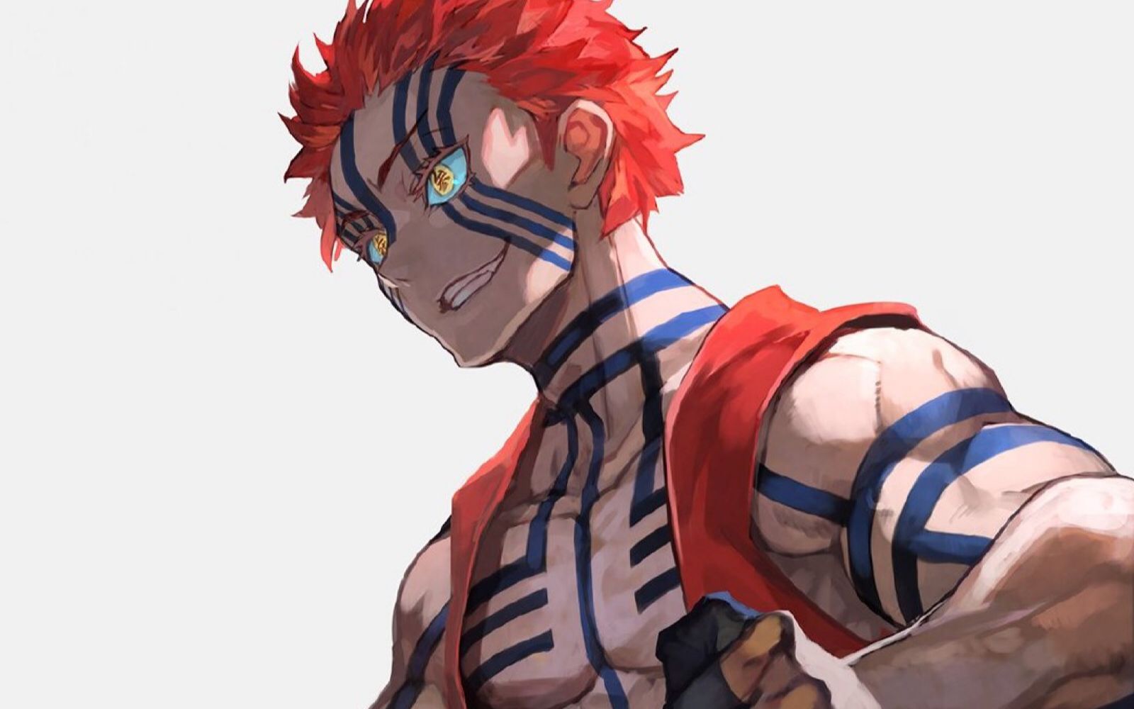 【鬼灭之刃上弦3】zbrush建模教程:次世代人物模型雕刻制作