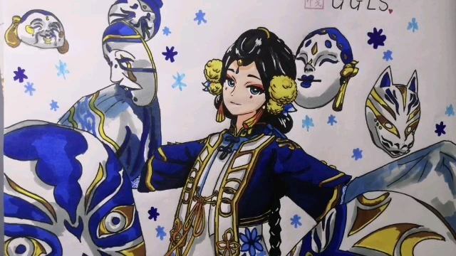 面灵气青花百相