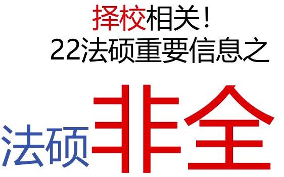 22法硕非全日制报考分析及建议哔哩哔哩bilibili