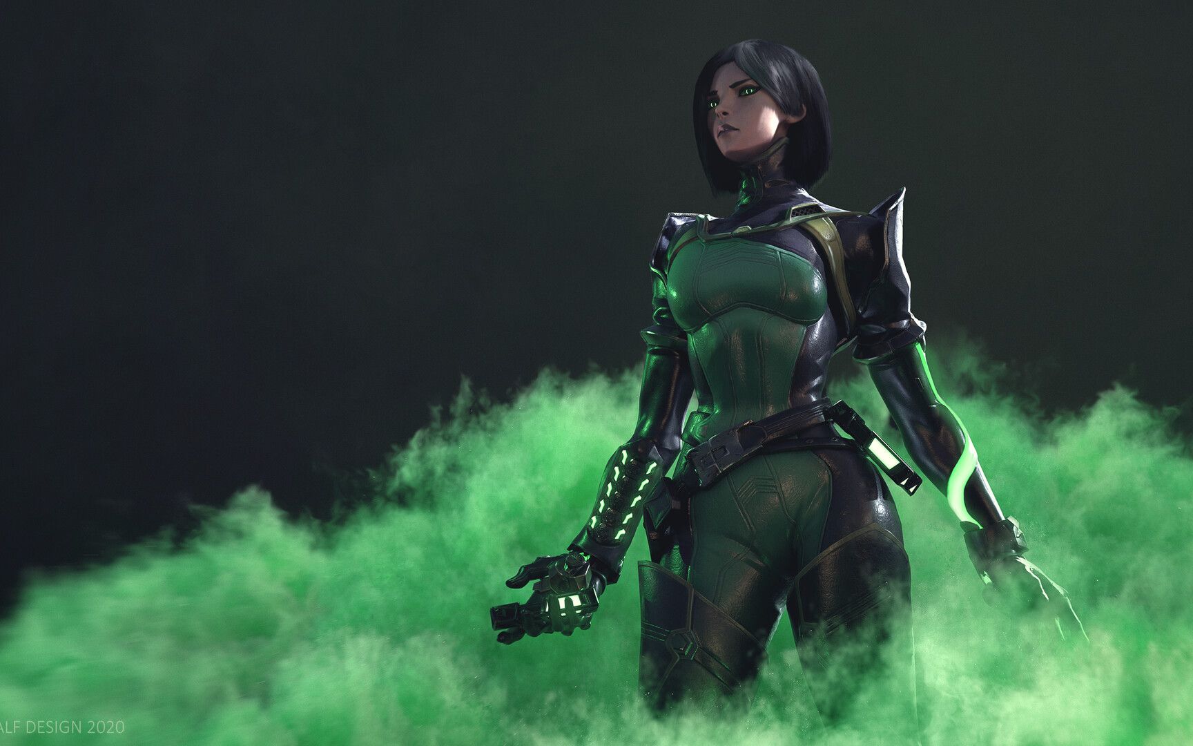 valorant一开始你不知道这个viper在干嘛但是18秒后你会喊卧槽