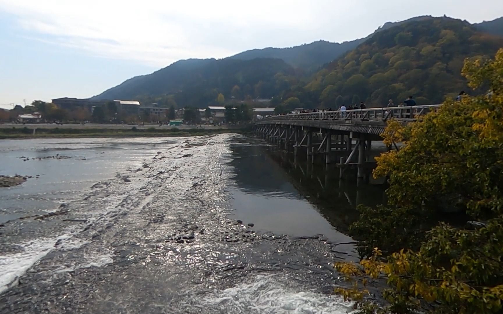 日本 京都 渡月桥