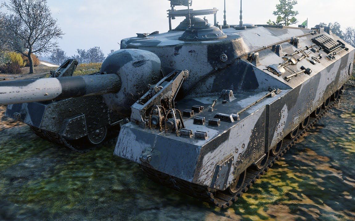 wot坦克世界 t95 一局击毁6辆战车