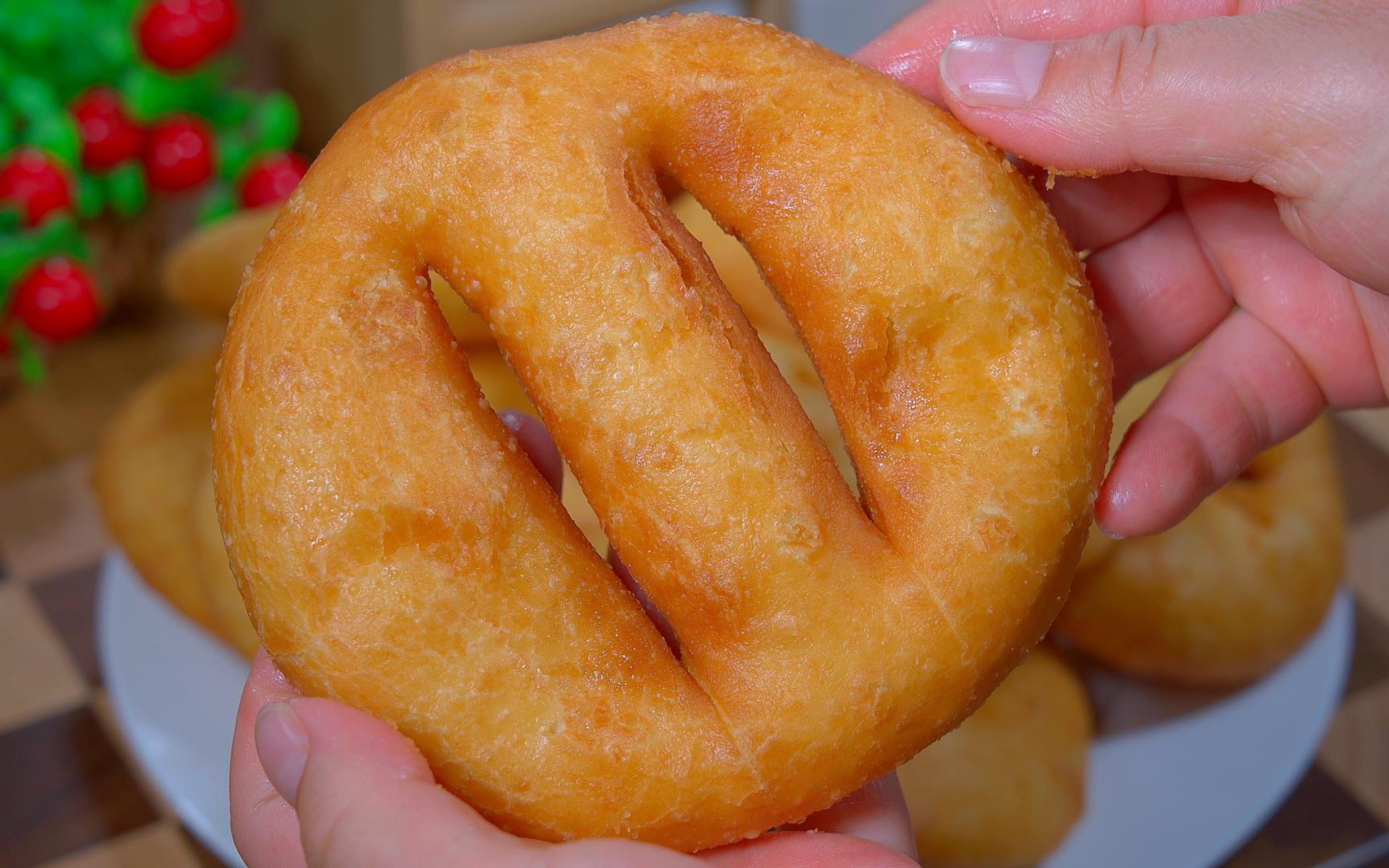 炸烫面油饼图片