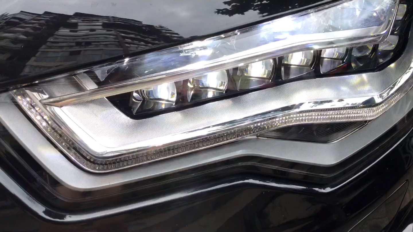 成都奥迪a6改装车灯led矩阵大灯激光大灯车灯成都专业改灯店天一车灯