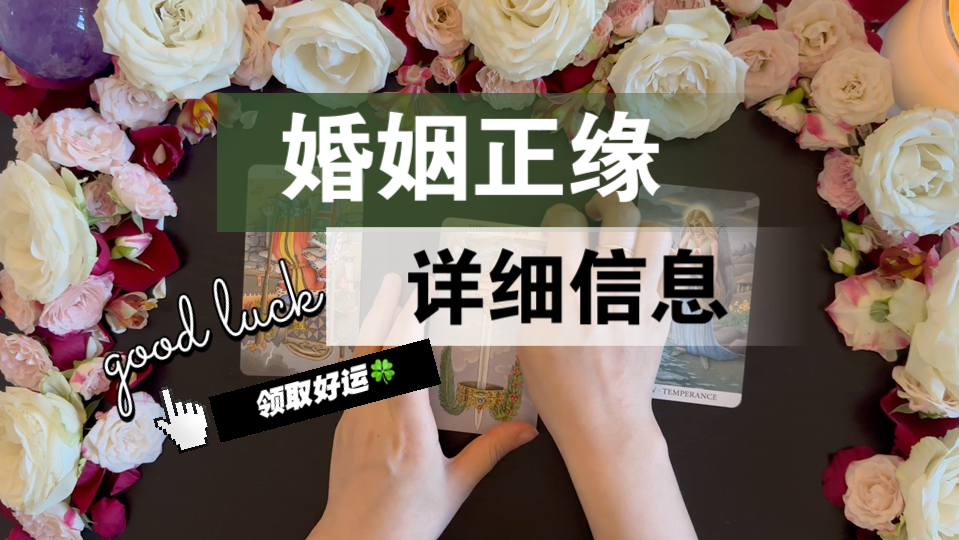 【李奶奶塔罗】婚姻正缘详细信息:早婚晚婚什么时候结婚,对方情况,婚姻课题会发生什么哔哩哔哩bilibili