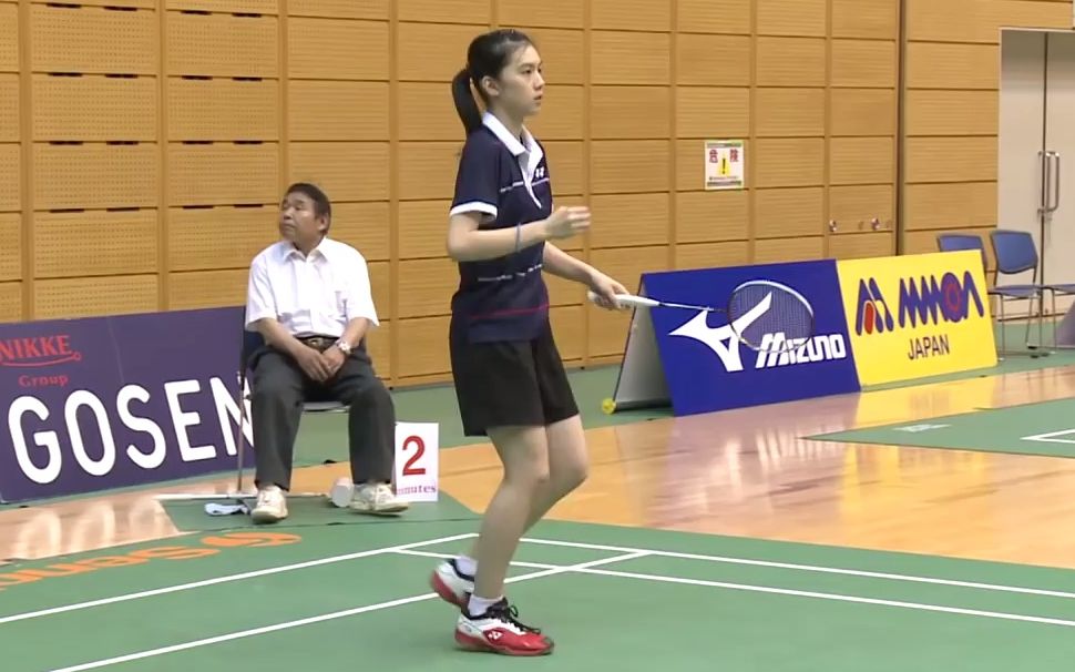 女子シングルス准々决胜 大堀彩(富冈高校) vs 福岛由纪(ルネサス)哔哩哔哩bilibili