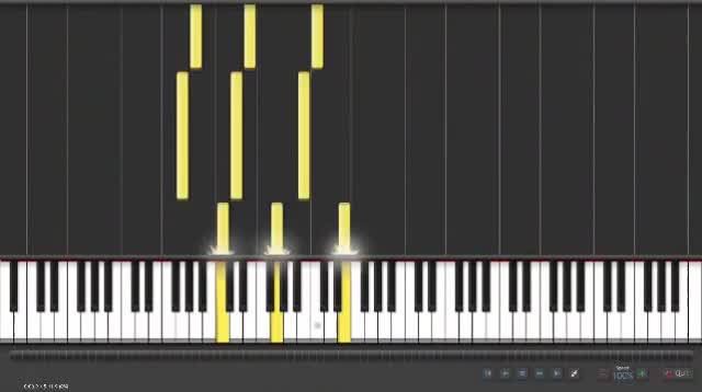 [图]【Synthesia Piano】【高品质】C大调卡农