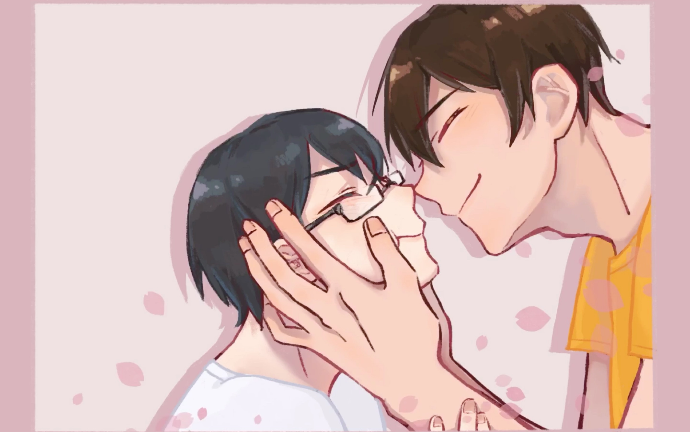 【手书】【允猩合】是心动啊