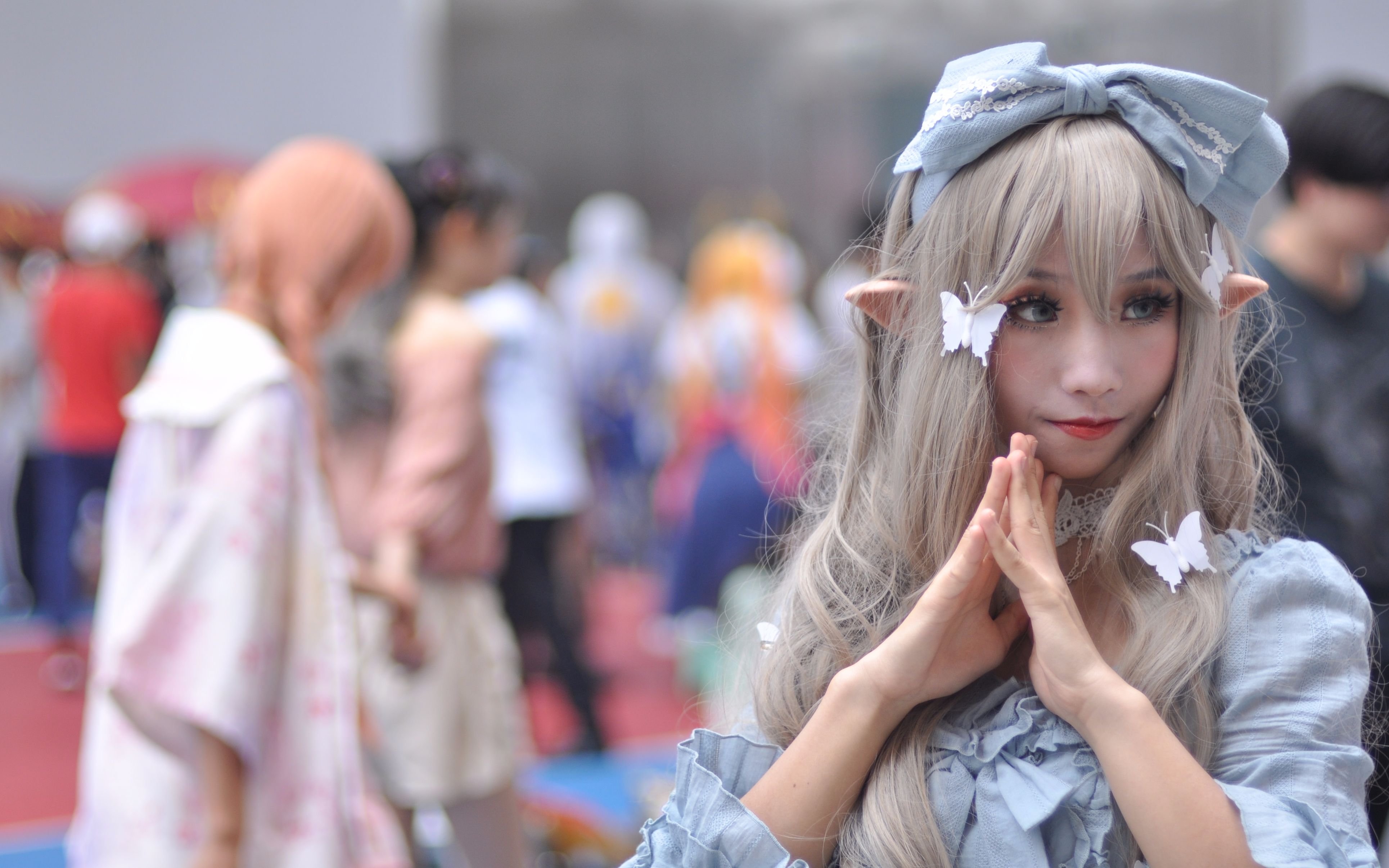 当超新星动漫展二次元小姐姐遇上共享模型漂移赛,糟了,是心动的感觉.