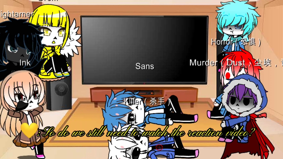 sans au react to murder time tiro 第三阶段(最终)(英文版本)