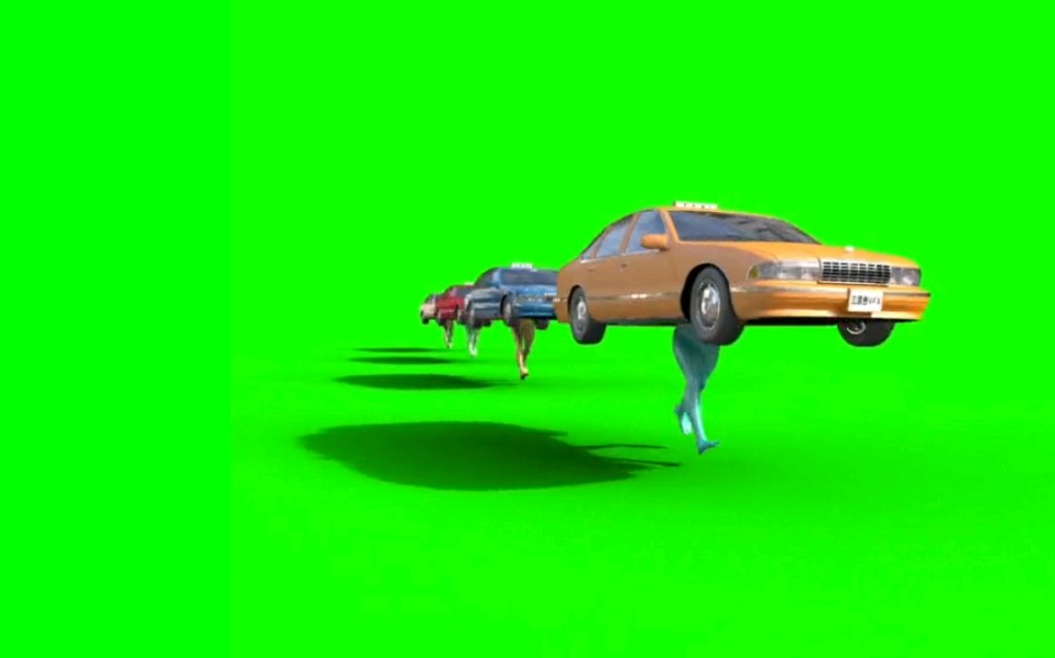 汽车绿幕素材