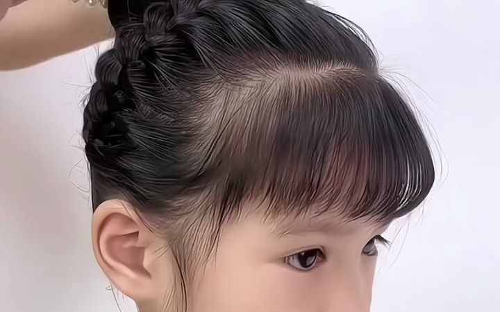 头饰公主头绳韩国新款珠珠 花朵小女孩扎头发丸子头