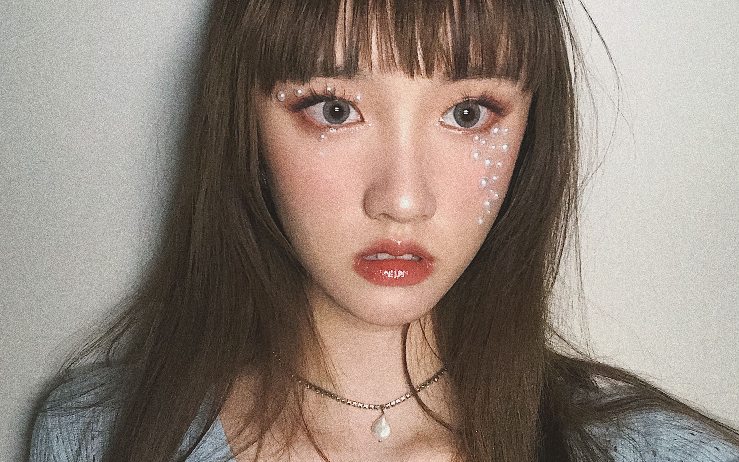 euphoria灵感妆容/万圣节人鱼珍珠泪妆