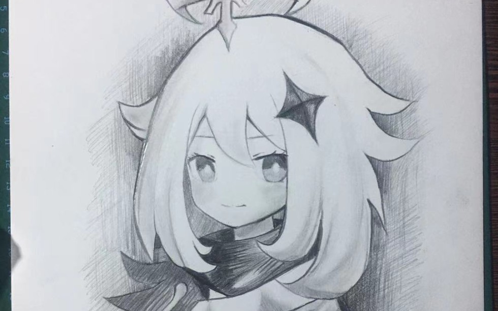 派蒙素描,新鲜出炉的哟!