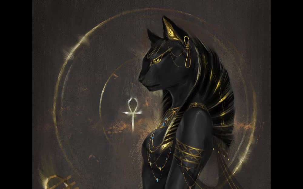 [图]古埃及·神明之《芭絲特.Bastet》貓之女神，掌管家庭和樂