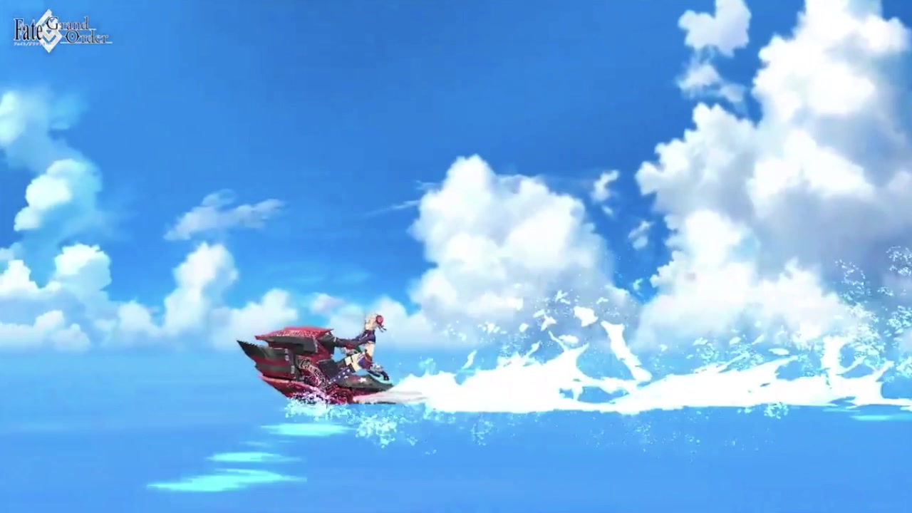 【fgo】泳装武藏宝具动画