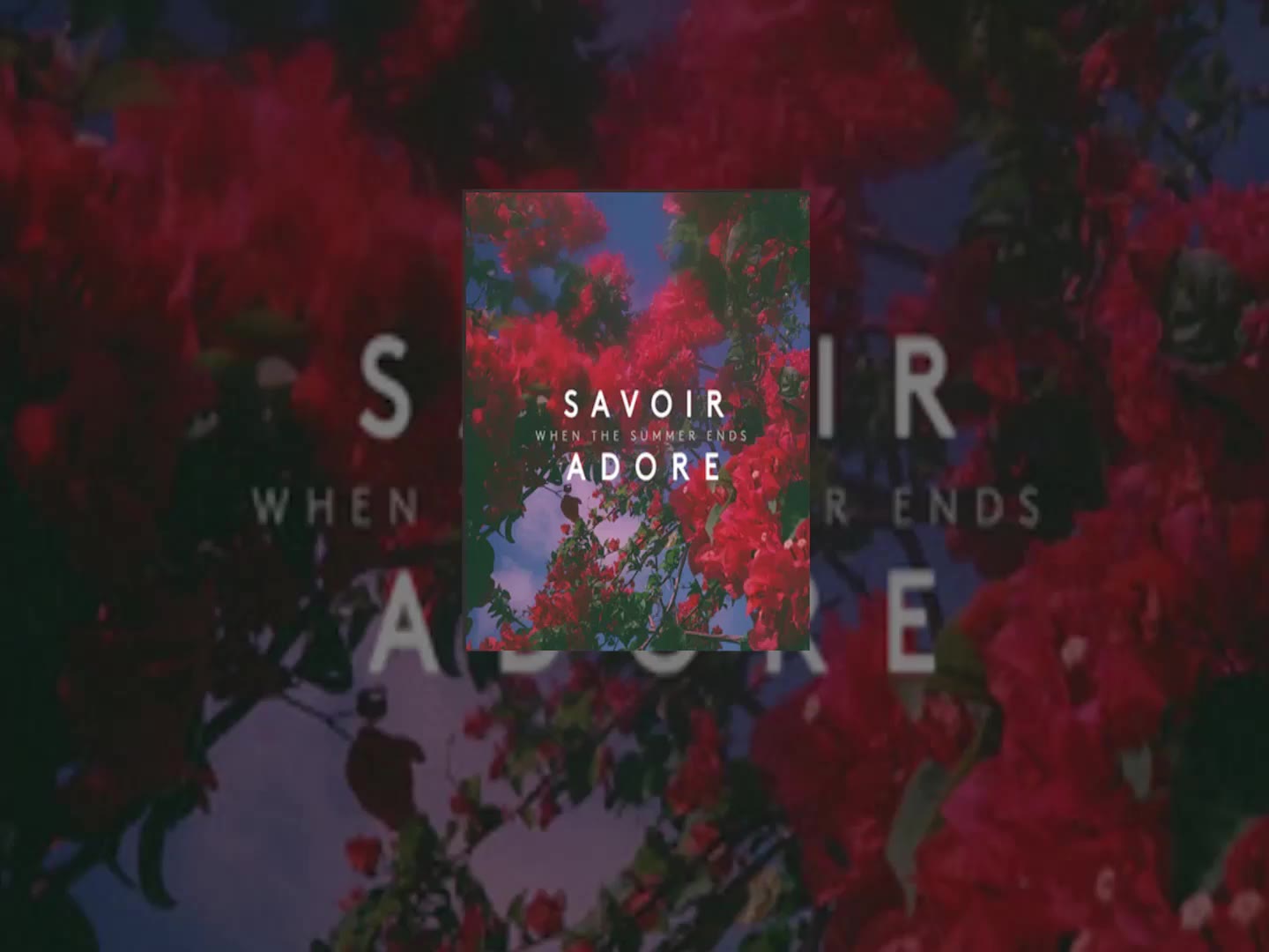 [图]【MV】Savoir Adore-When the Summer Ends 中英双字