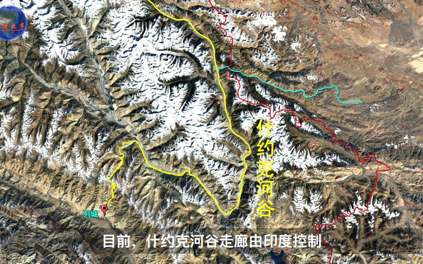 三位视角认识一下中国加勒万河谷,看看它位置关键的真正原因?
