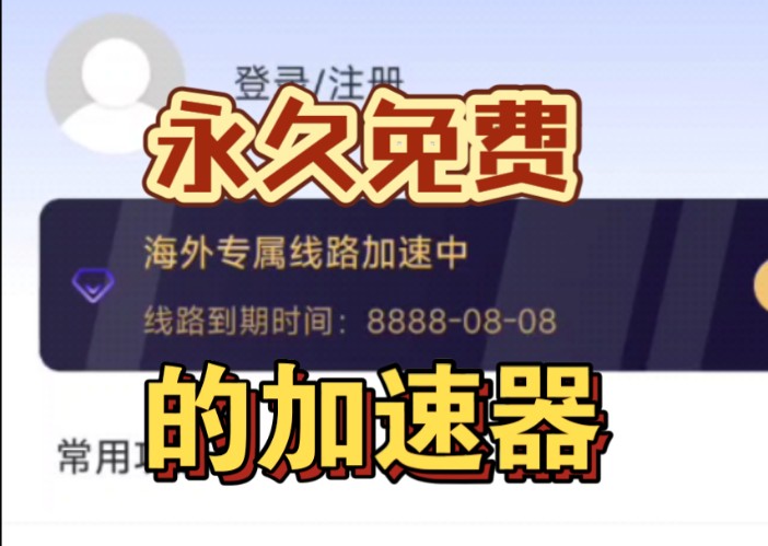 永久会员的加速器!国服外服都可畅玩!再也不怕网络卡顿了!哔哩哔哩bilibili