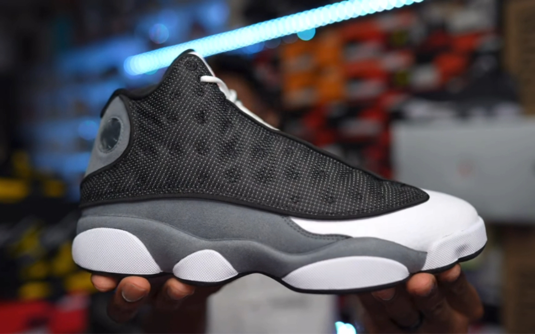 air jordan 13代 black flint 白灰|jtsg