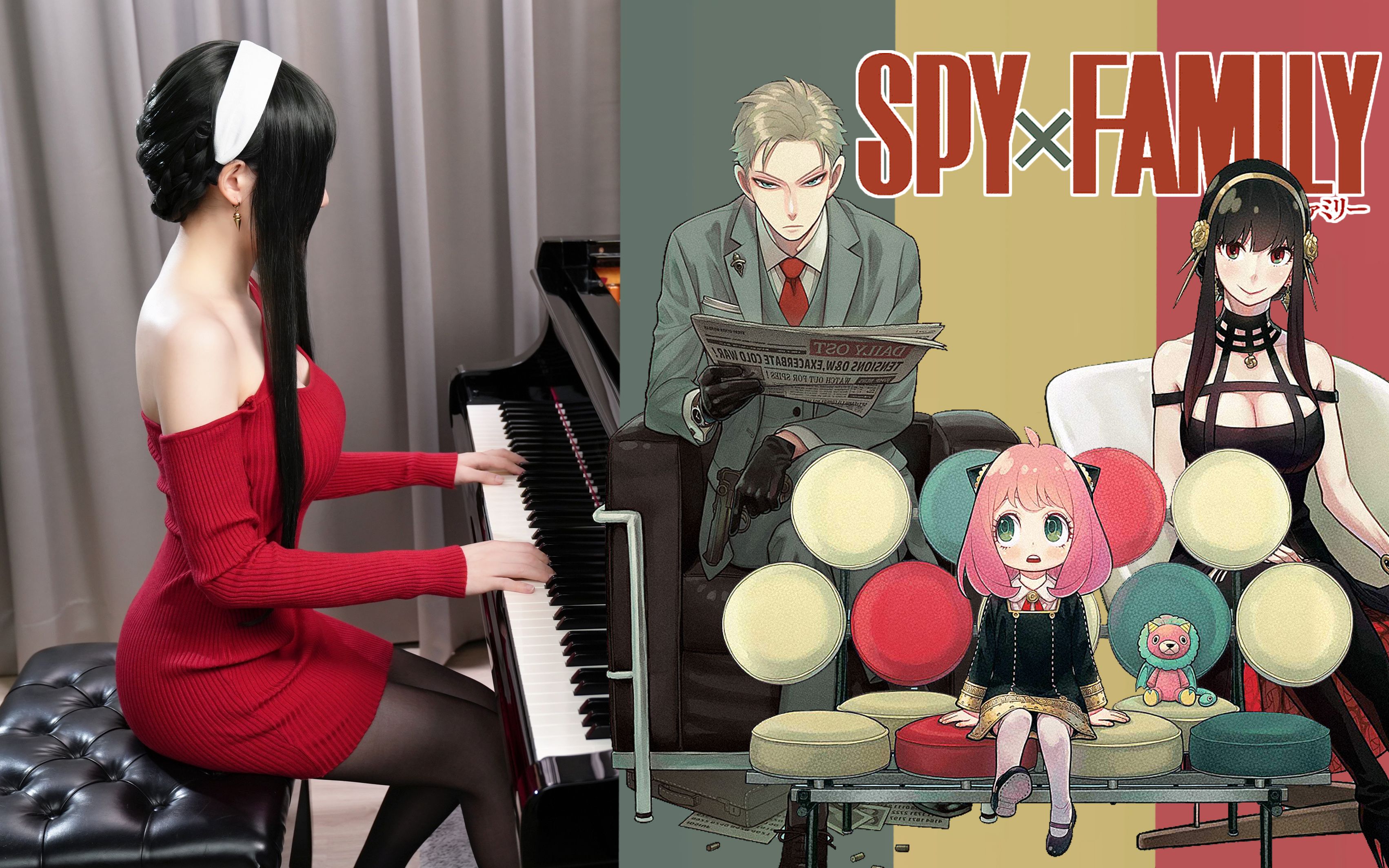 [图]【太太居家的琴艺】间谍过家家主題曲 居然弹出JOJO味！ ？SPY×FAMILY Main Theme 钢琴演奏 Ru's Piano