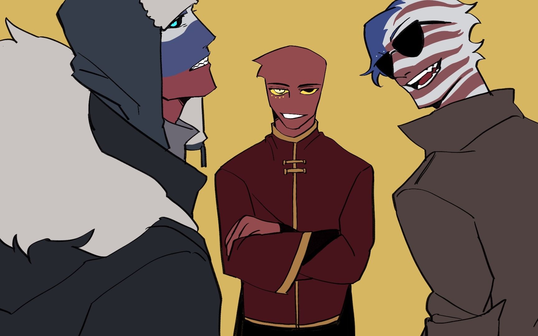 [图]【countryhumans/美瓷俄】踊