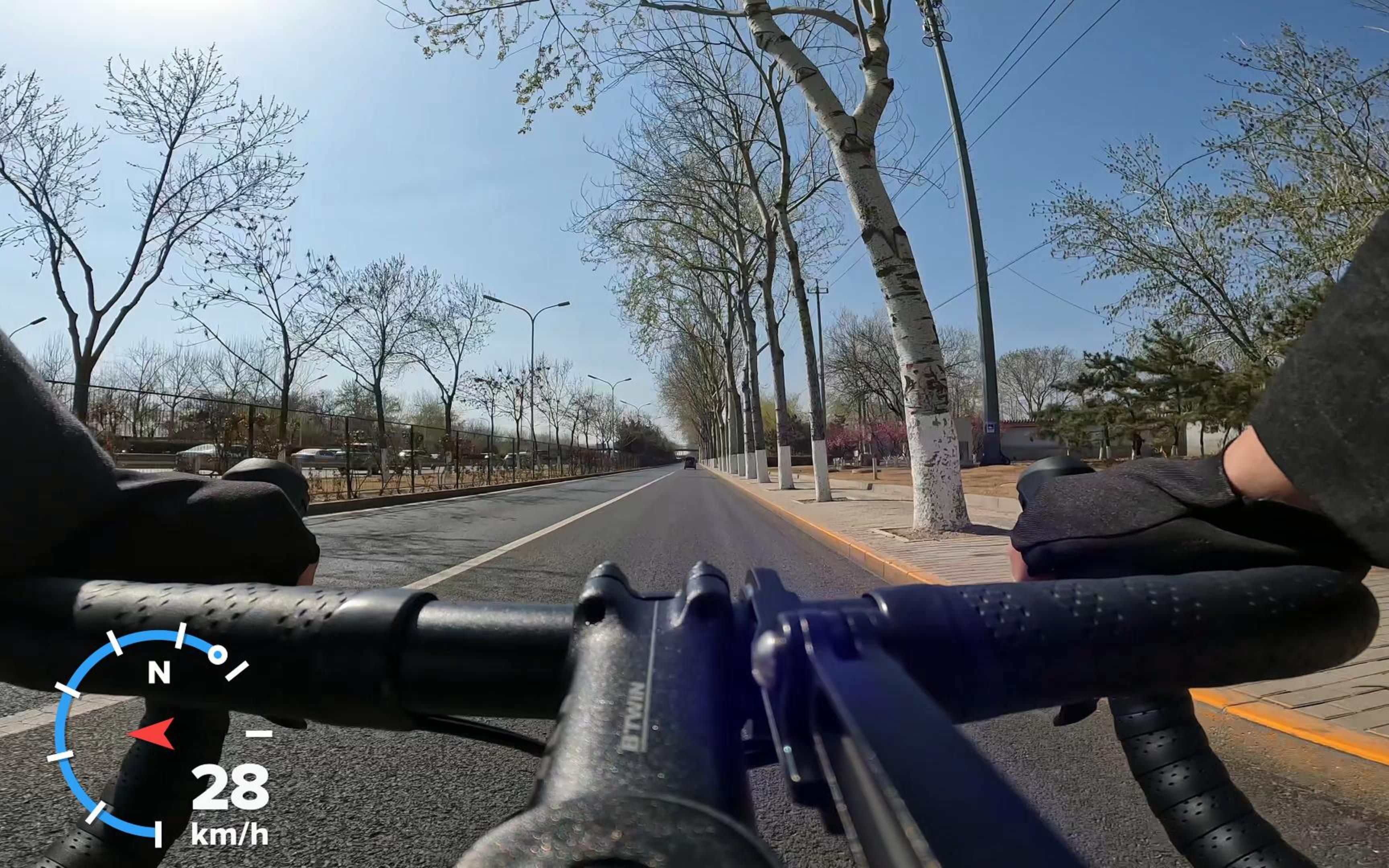 骑行北京南四环辅路