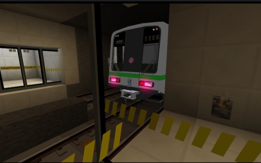 【我的世界rtm】上海地铁2号线02a01型列车西瓜试玩-bili_96961534639