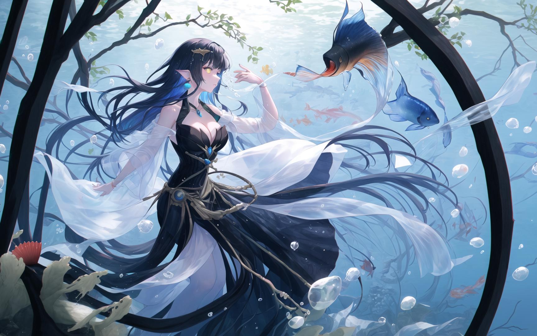 【ai绘画】无放大的原生 2048*1024 ai作品大图欣赏,拒绝无脑图片放大