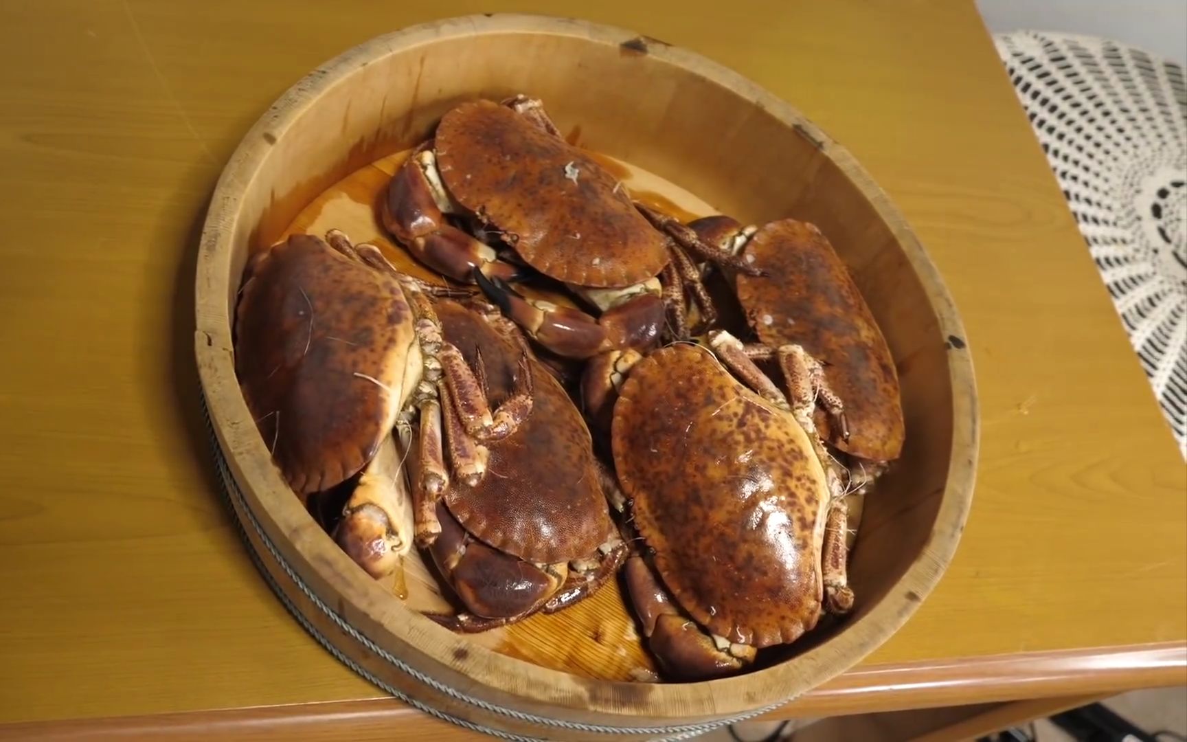 【海鲜小哥金子】在日本绝对捕不到的螃蟹【面包蟹】也太好吃了www