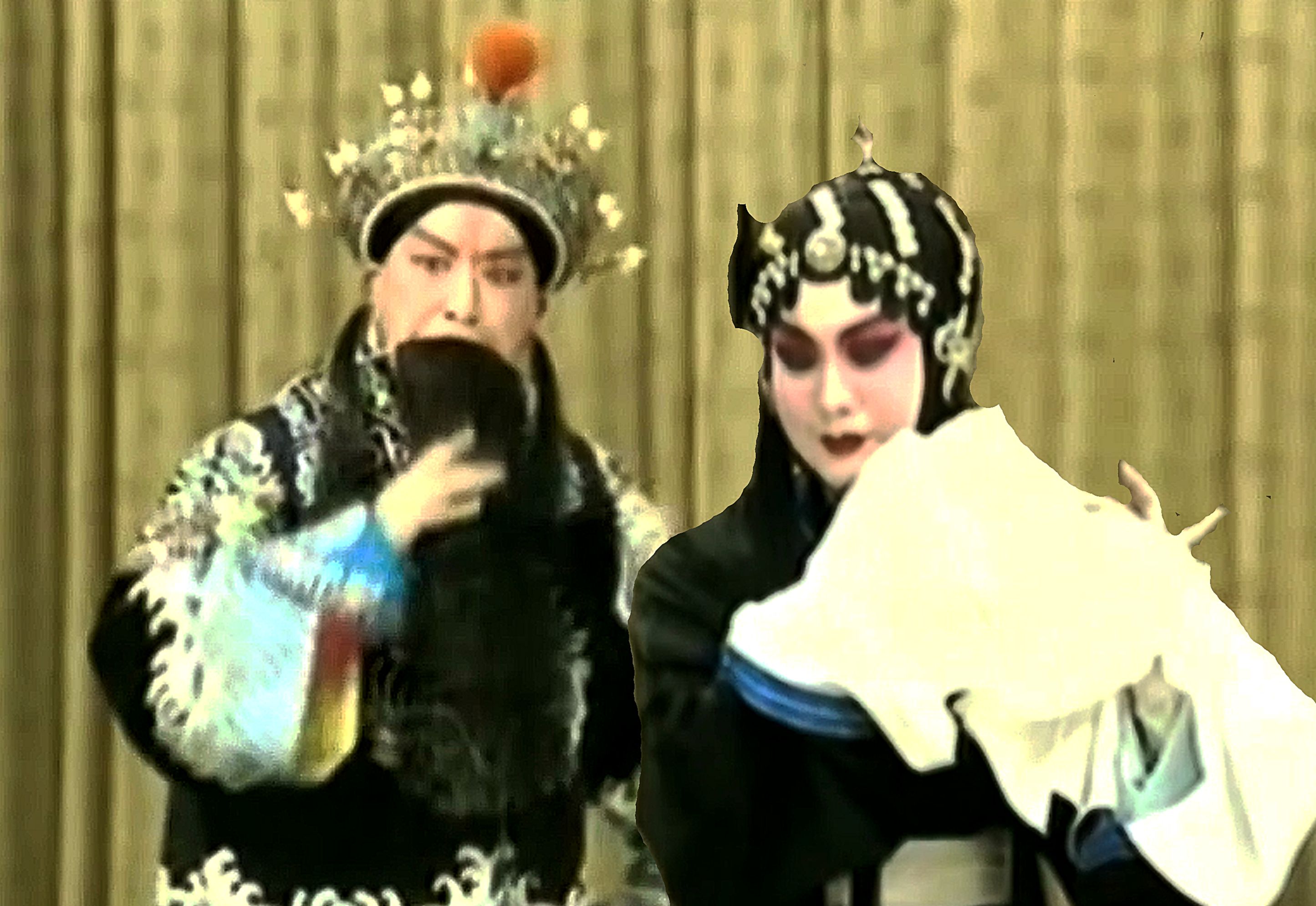 京剧唱段《红鬃烈马》张君秋,谭富英演唱,高宝贤,王蓉蓉配像