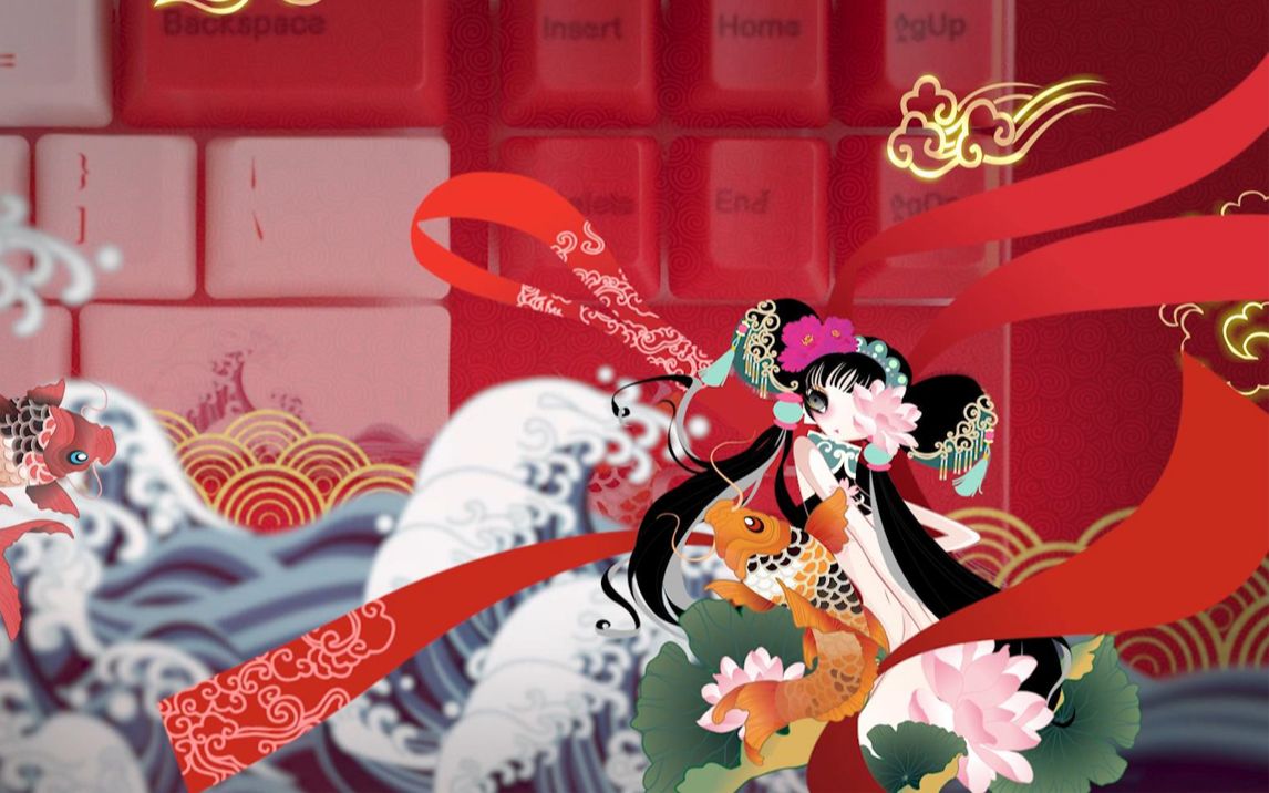 阿米洛锦鲤娘一泓泉色涨涟漪