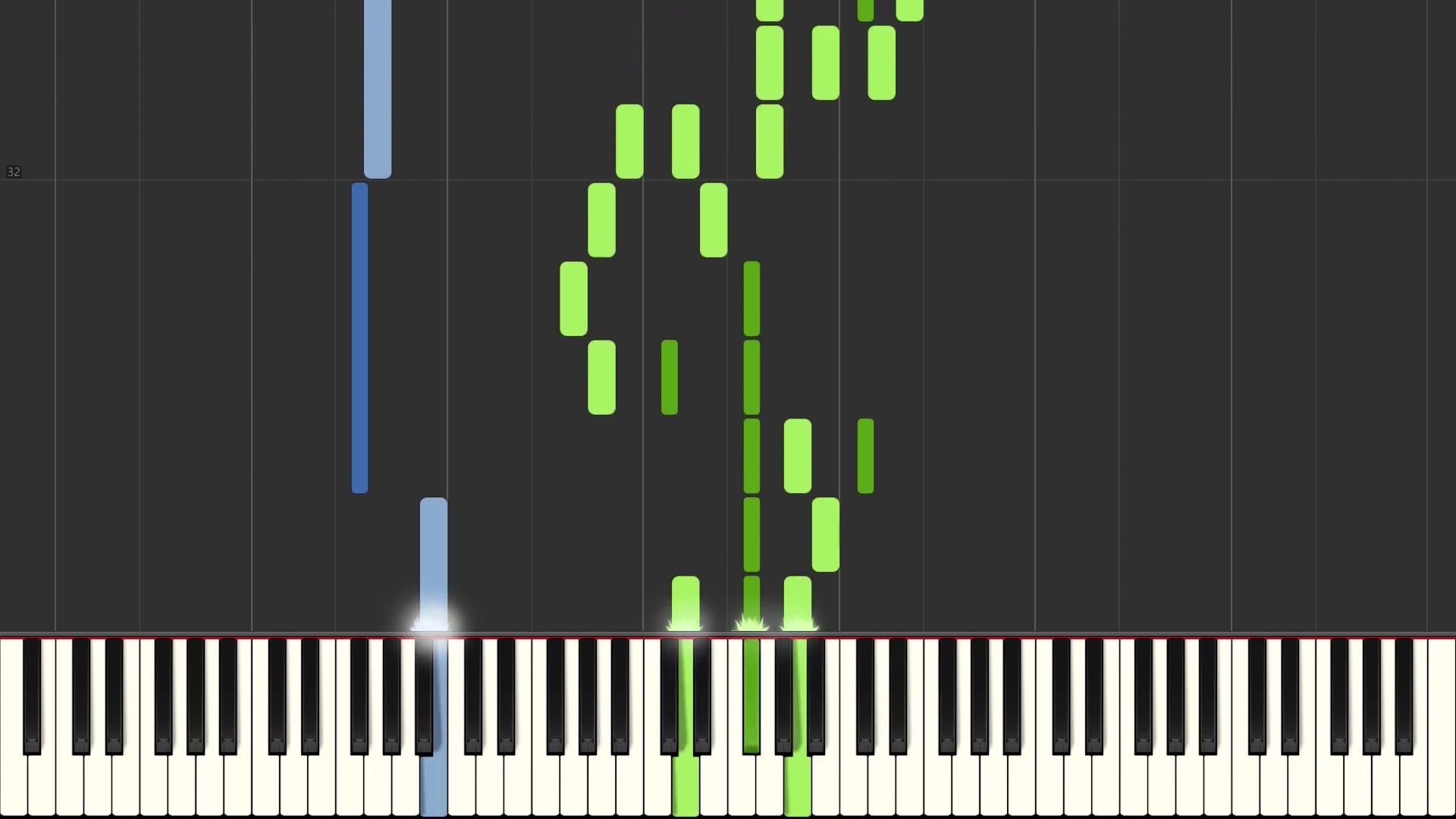 [图]【卡农】Synthesia-D大调卡农和吉格完整版 纯钢琴演奏