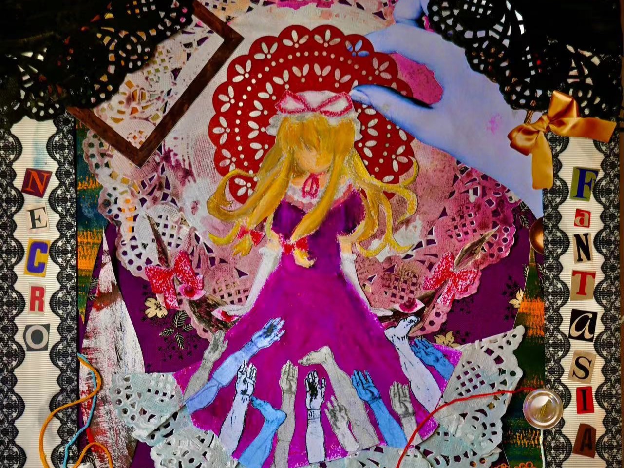 【东方|拼贴画】夜幕降临