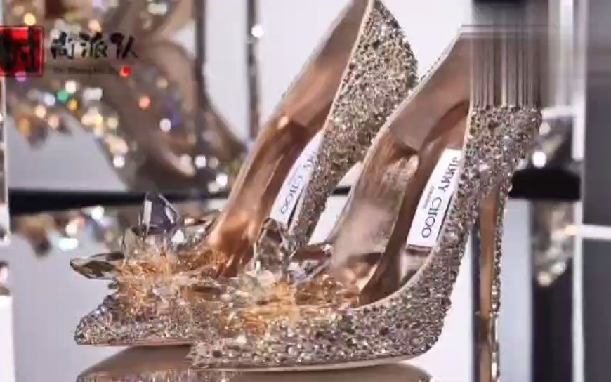 【Jimmy Choo】水晶鞋系列 超炫水钻 女人的梦幻高跟鞋哔哩哔哩bilibili