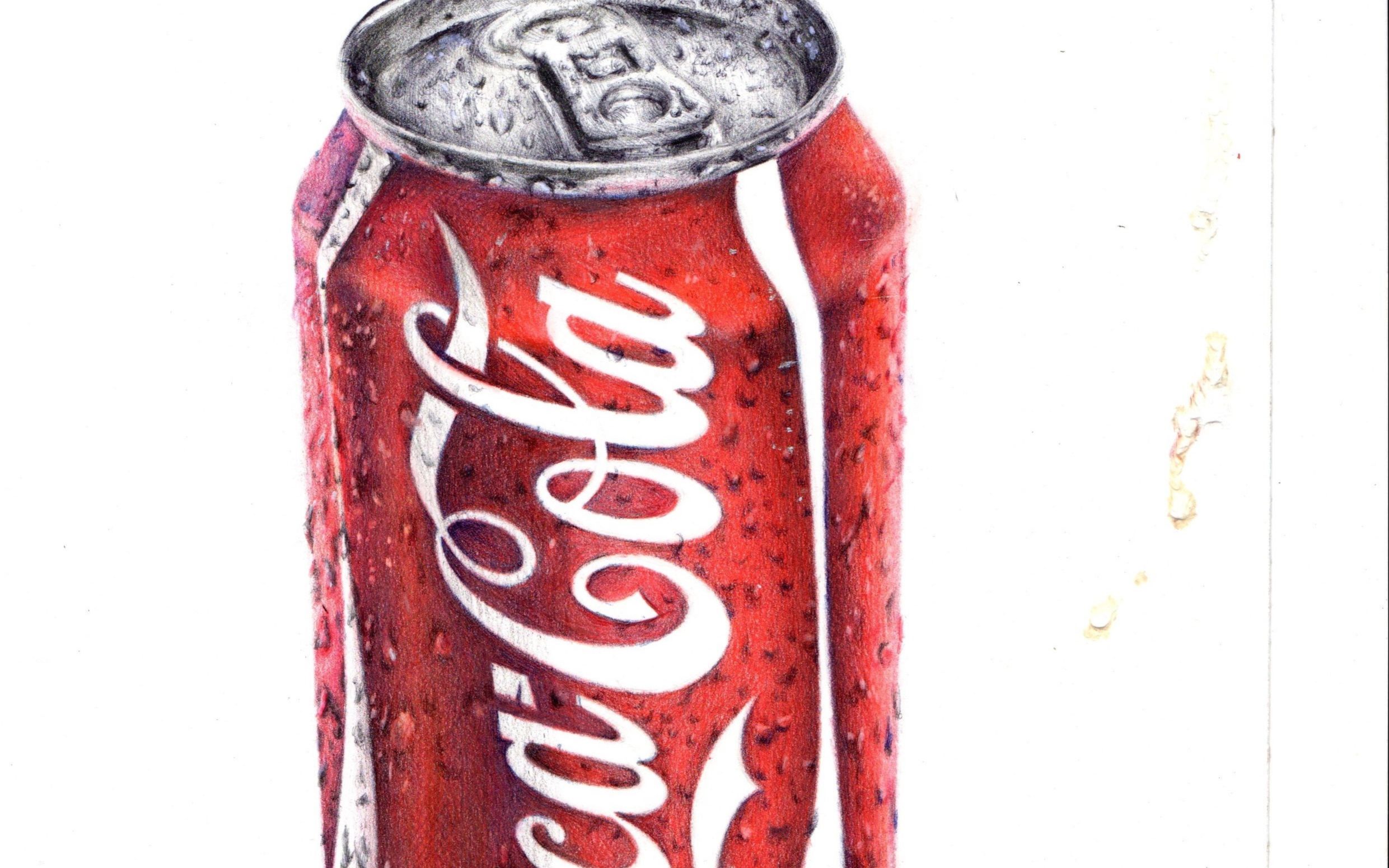【彩铅】来自月月锅的超级写实的可口可乐!_哔哩哔哩_bilibili