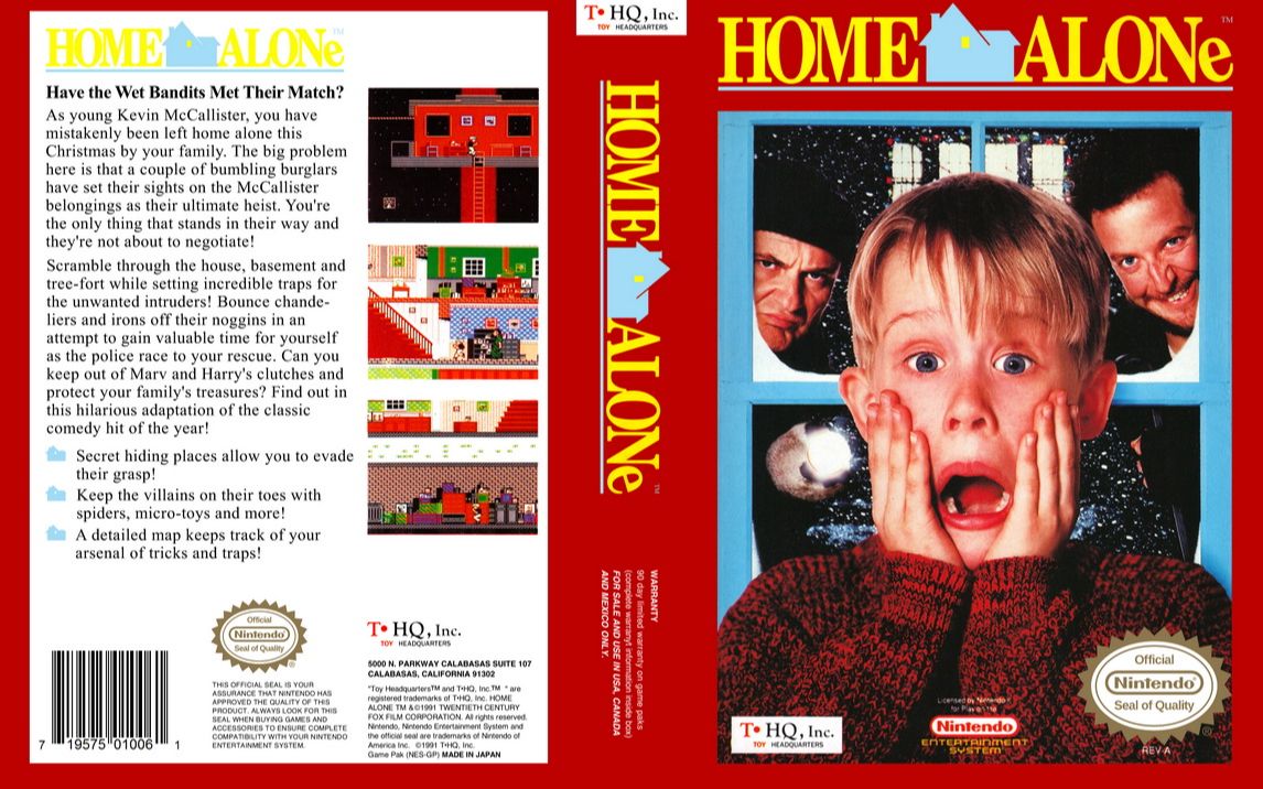 [图][WiiGuy系列自压272] NES 游戏音乐 Home Alone 小鬼当家 OST 立体声版