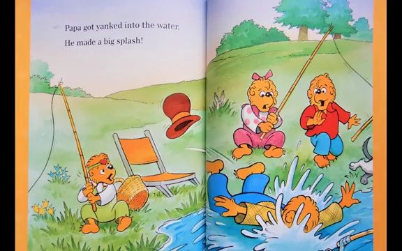 [图]The Berenstain Bears Gone Fishin 贝贝熊跟着爸爸去钓鱼