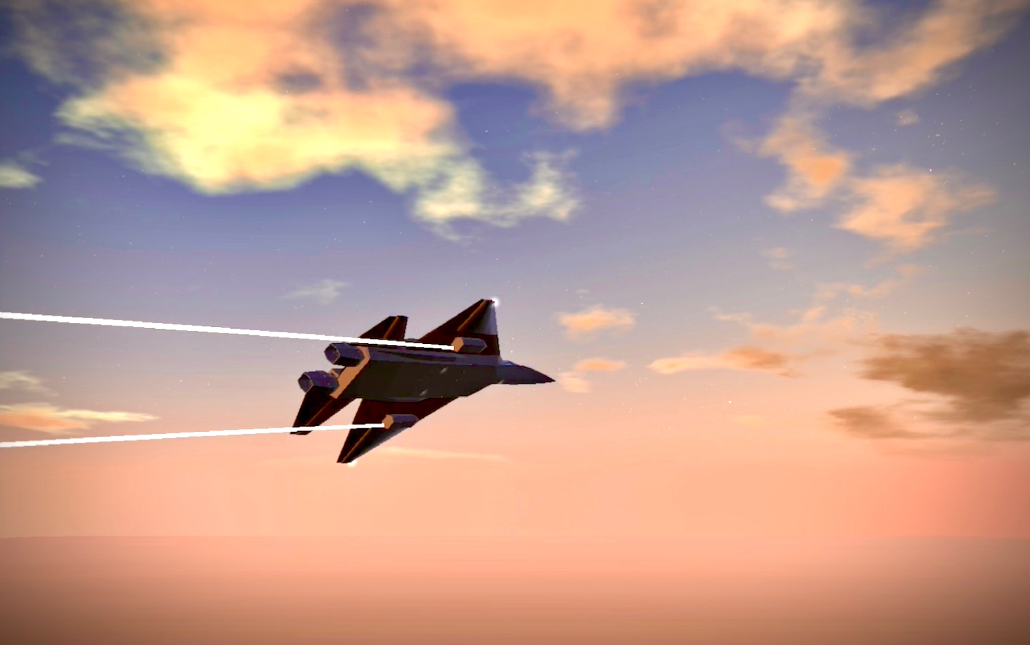 【简单飞机】想要制作炫酷的拉烟嘛?不用拉烟mod的哟!