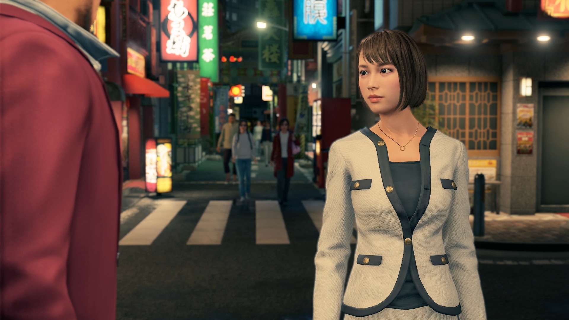 如龙7来自纱荣子对春日和足立的吐槽,笑死了